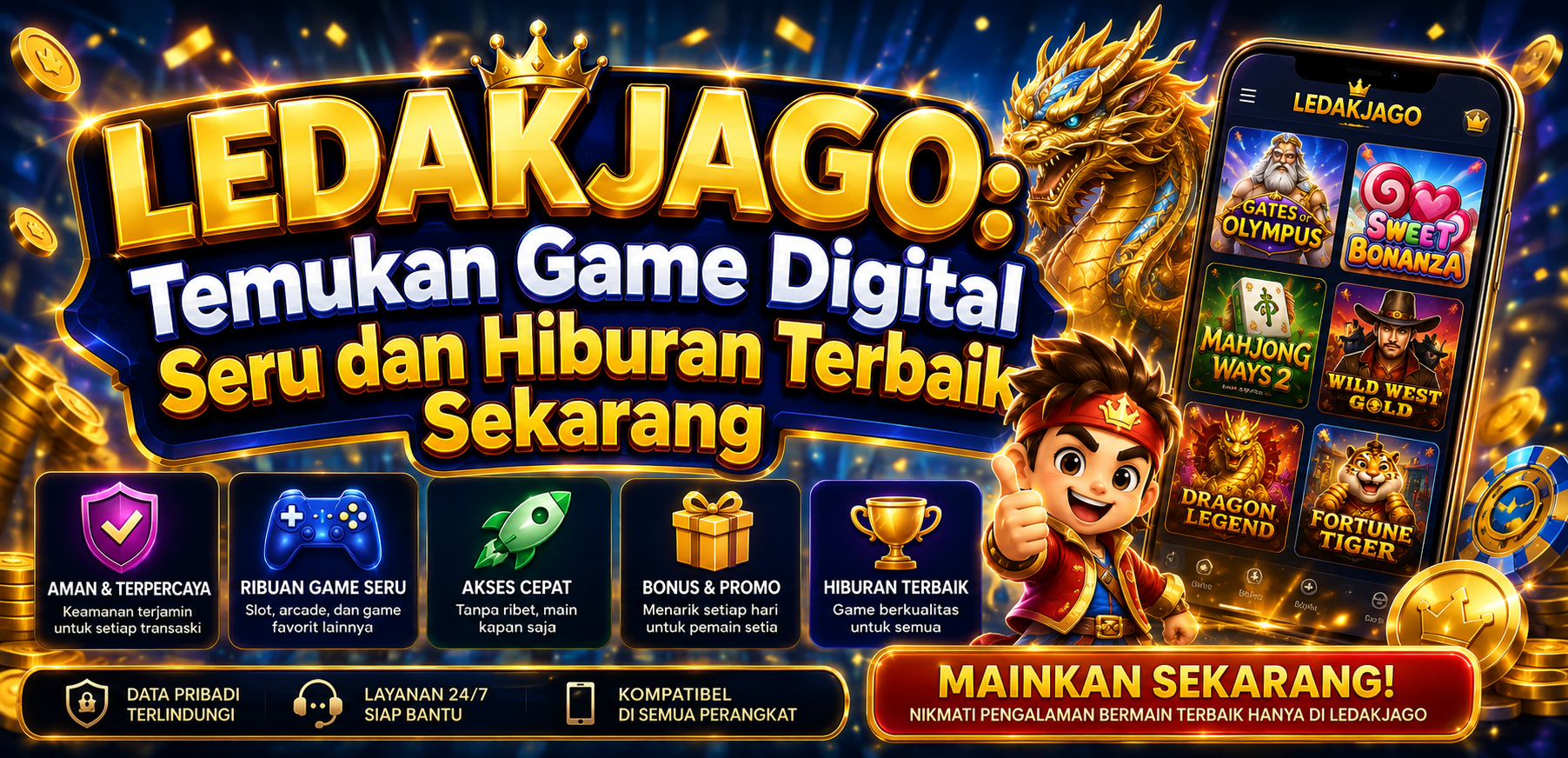 LEDAKJAGO: Temukan Game Digital Seru dan Hiburan Terbaik Sekarang